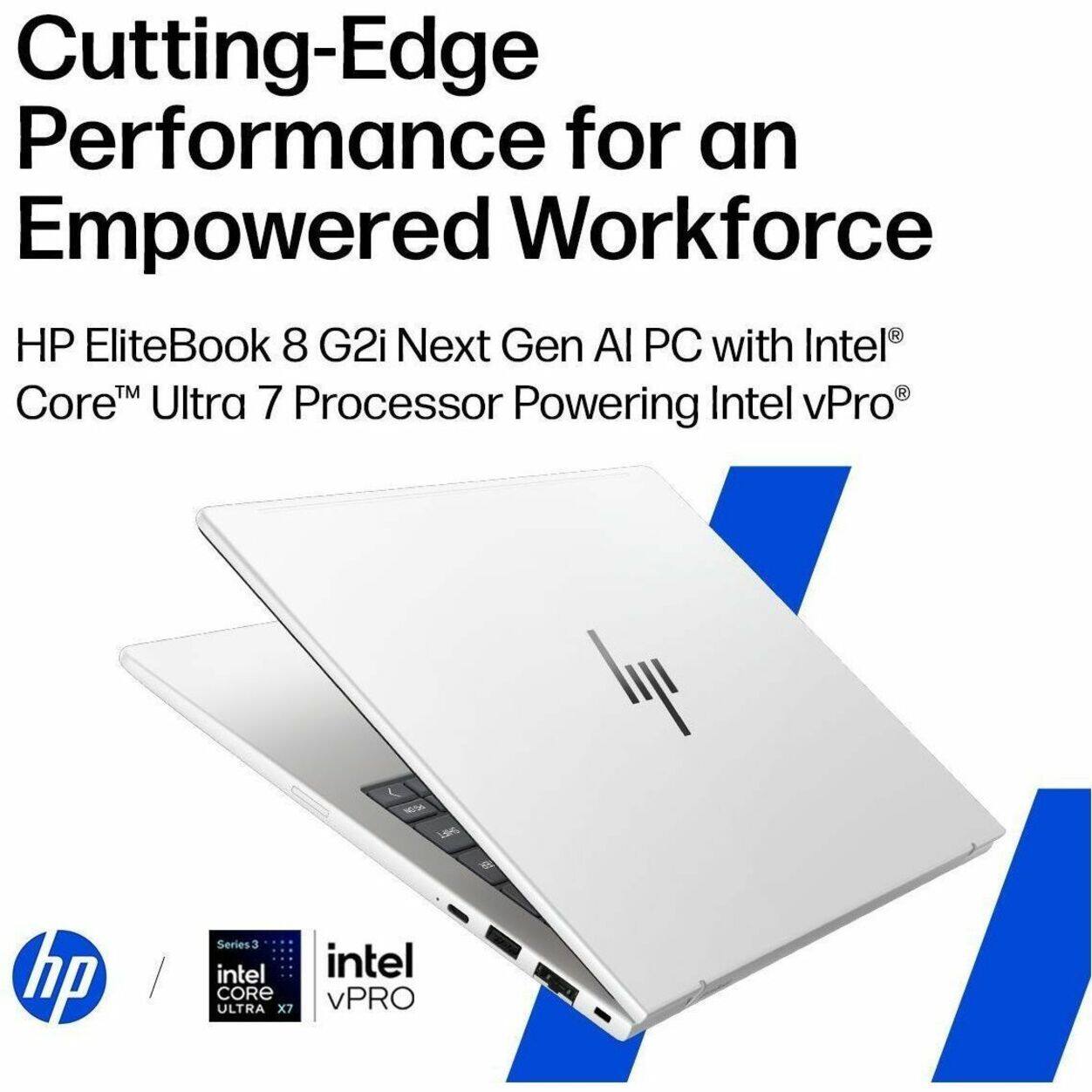 Cutting-Edge Performance for an Empowered Workforce

HP EliteBook 8 G2i Next Gen AI PC with Intel® Core™ Ultra 7 Processor Powering Intel vPro®