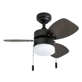 Honeywell - Ocean Breeze 30" Indoor Ceiling Fan with Light & Pull Chain - Bronze