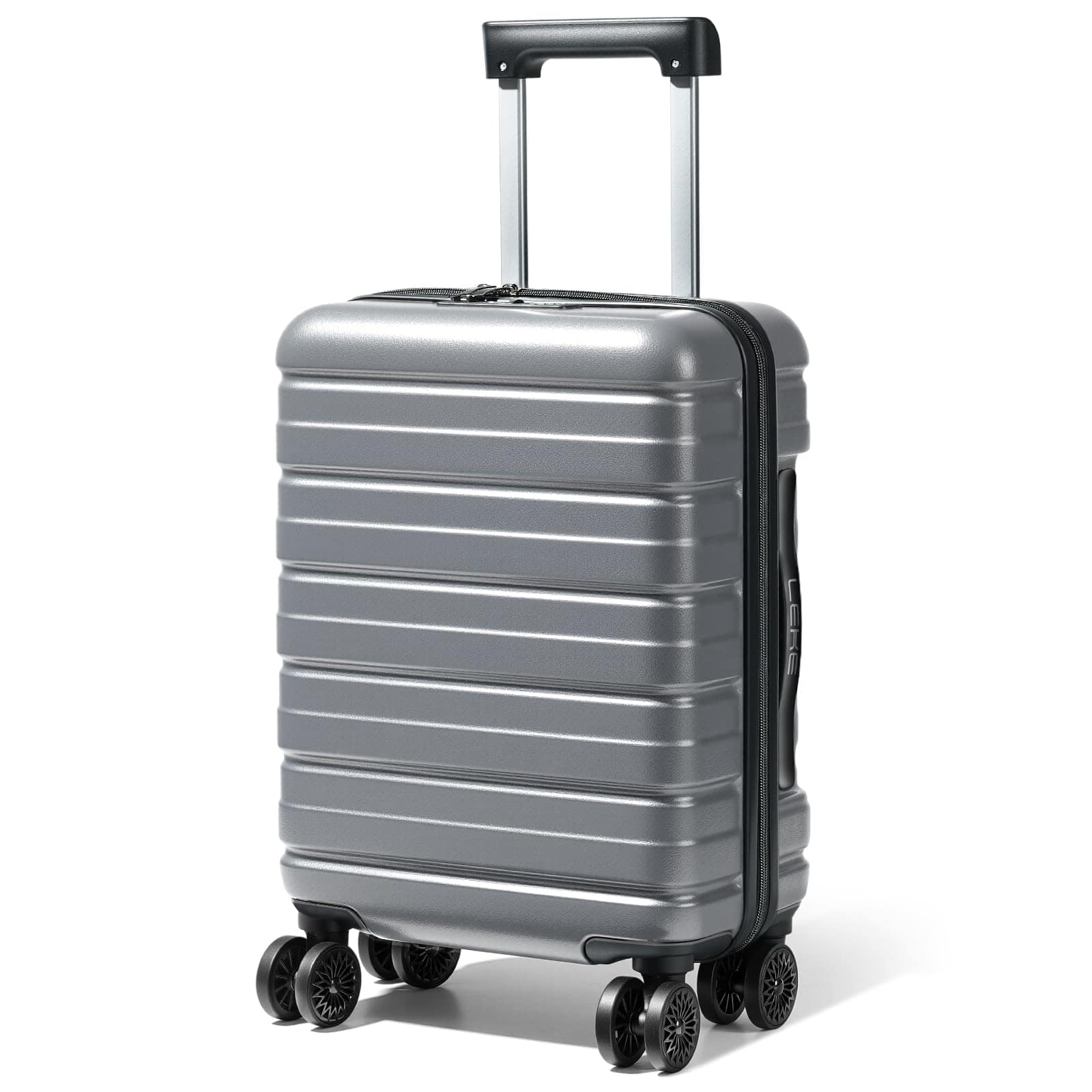 DORLUKFU- Carry On Luggage 22x14x9 Airline Approved, 20 Inch Hard Shell Suitcase with TSA Lock, Lightweight Spinner Wheels Durable- C-Grey