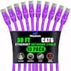 Maximm 30 FT CAT6 ETHERNET NETWORK CABLE 10 PACK RoHS COMPLIANT 24 AWG 550 MHZ RJ45 ROHS Verified