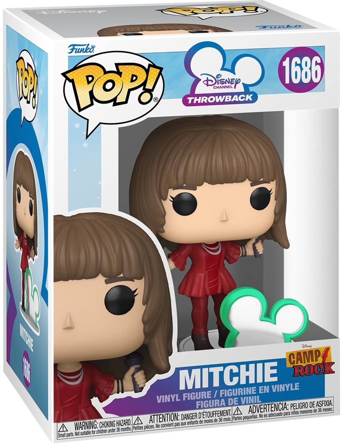 SEOFENTY FOP Fgki Funko 1 Disney 1686 POP! THROWBACK CHANNEL MTCRE E Disney CAMP MITCHIE ROCK FIGURINE EN VINYLE FIGURE / VINYL DE VINIL ASFIXIA. FIGURA ADVERTENCIA: PELIGRO DE menores de 36 meses. D'TOUFFEMENT. adecuado para nios DANGER pequeas. No es HAZARD. ATTENTION: aux enfants de moins de 36 mois, Partes WARNING: CHOKING Petites pieces. Ne convient pas for children under 36 months Small parts. Not suitable