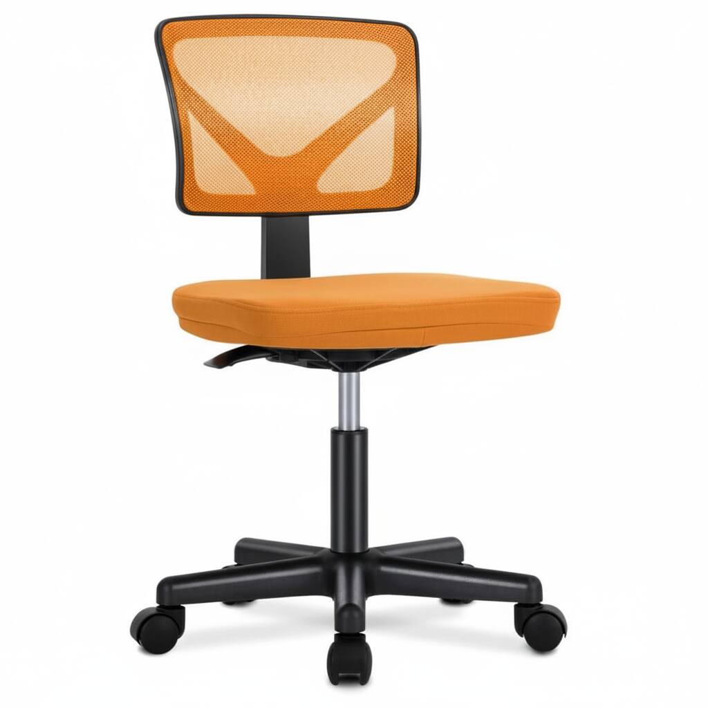 Front. AOITUN - Ergonomic Orange Office Computer Desk Chair - Height Adjustable, Breathable Mesh, Ideal for Kids and Teens - Orange.