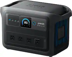 Anker - Anker-SOLIX C1000X Gen2 Portable Power Station(1,024Wh)-Dark Grey (1024 Wh Capacity) - Dark Gray - Front_Zoom