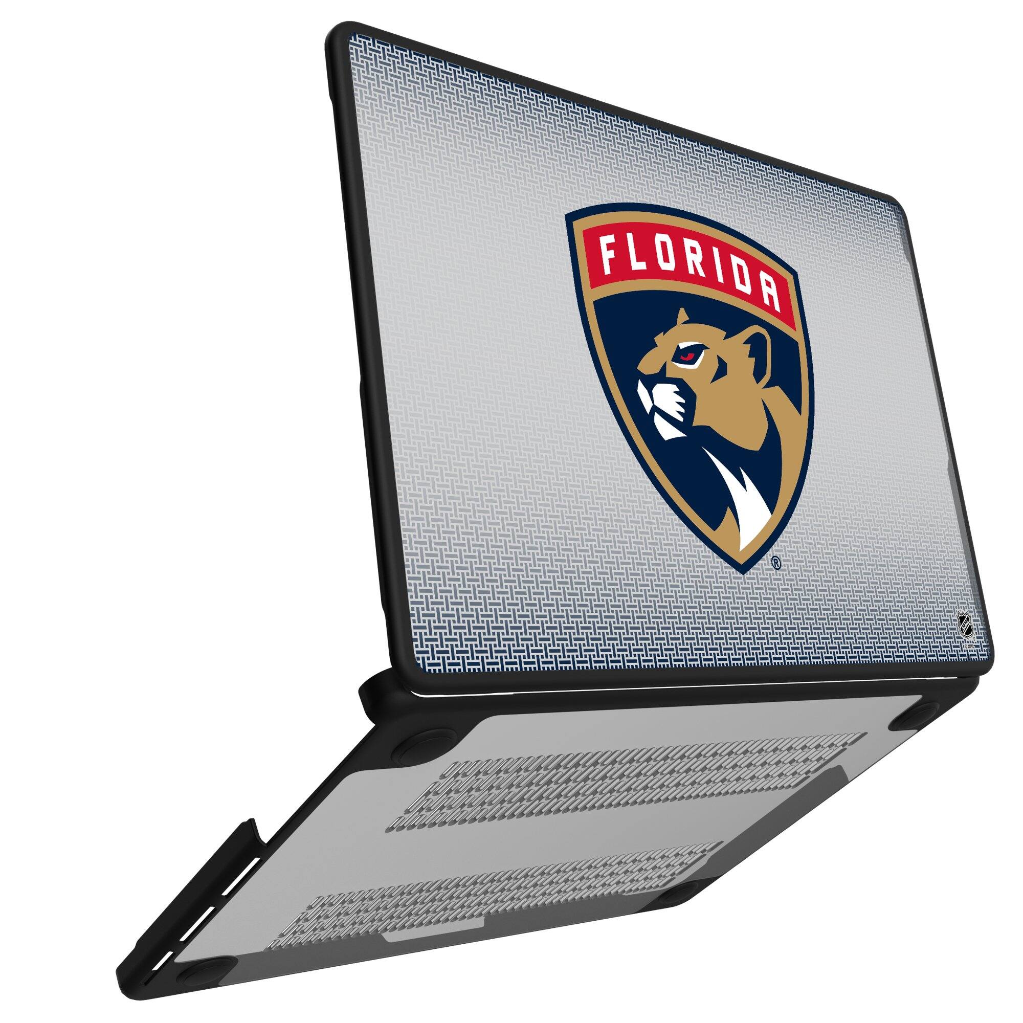 Alt View 1. Keyscaper - Florida Panthers Linen MacBook Case - Pro 14 in - Multicolor.