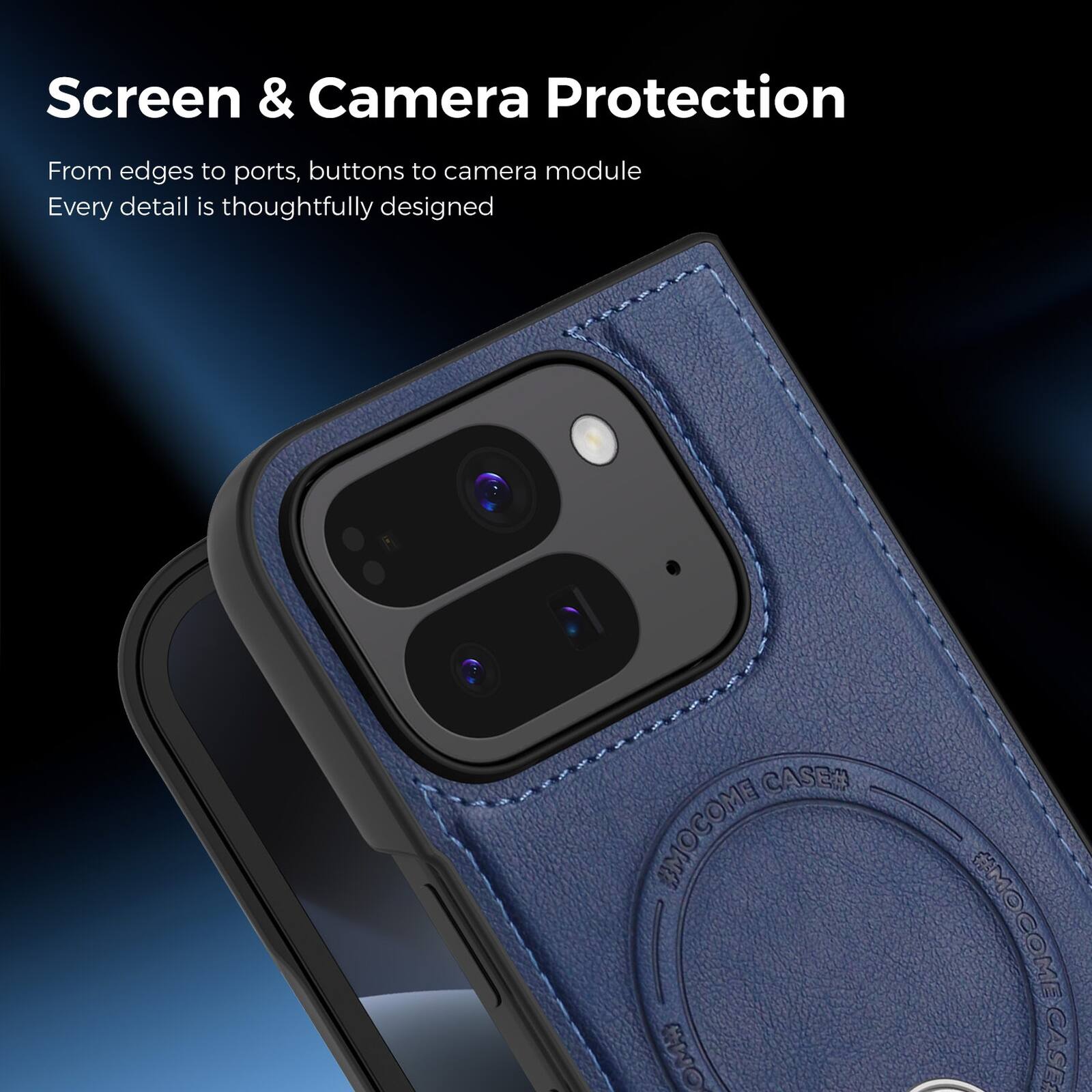 Screen & Camera Protection  
From edges to ports, buttons to camera module  
Every detail is thoughtfully designed  

CASE# EWOSOKE OM# #MO #MOCOME CASE