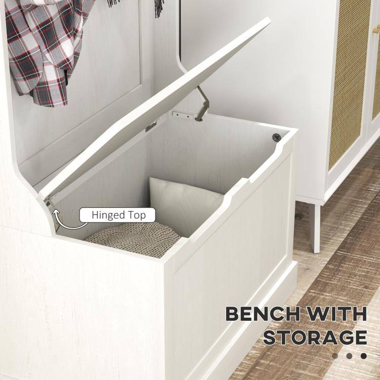 Hinged Top  
BENCH WITH STORAGE