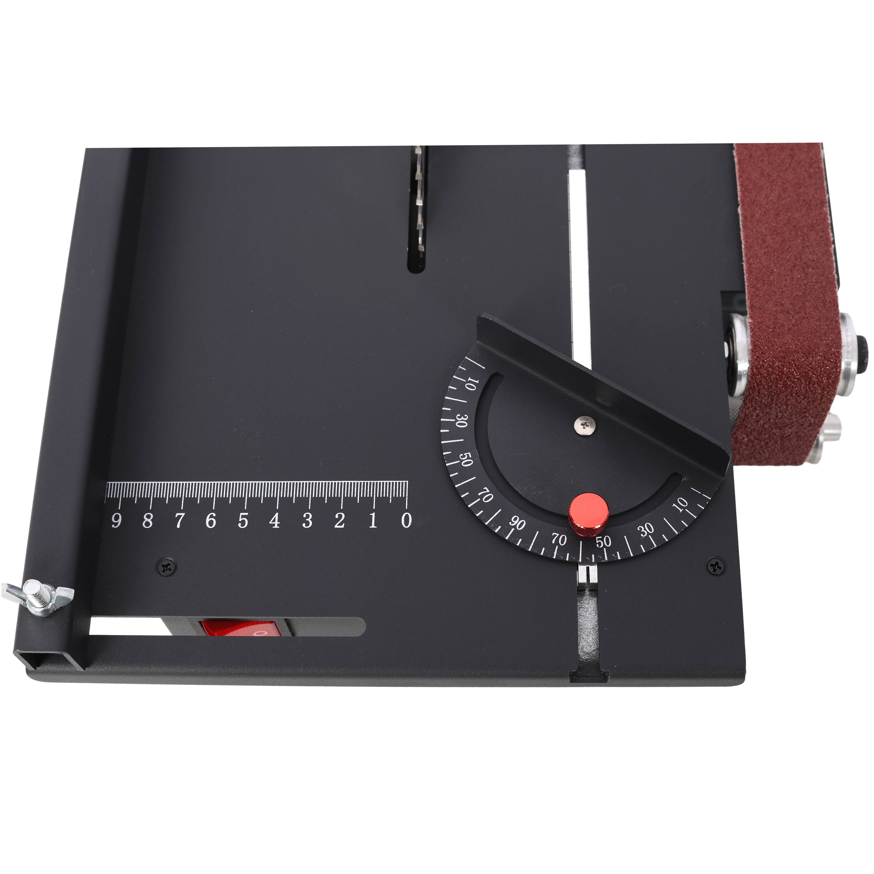 Alt View 9. ELEMENT ACE - Compact Multi-Function Table Saw and Belt Sander with Adjustable Angle and Speed for DIY Crafting Projects - Black.