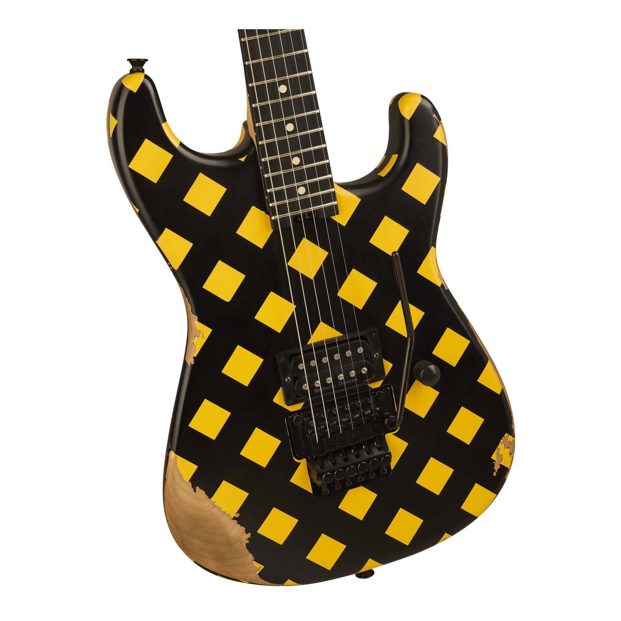 Left. Charvel - Charvel Super Stock San Dimas Style 1 H FR EB  Diamond Life Finish.