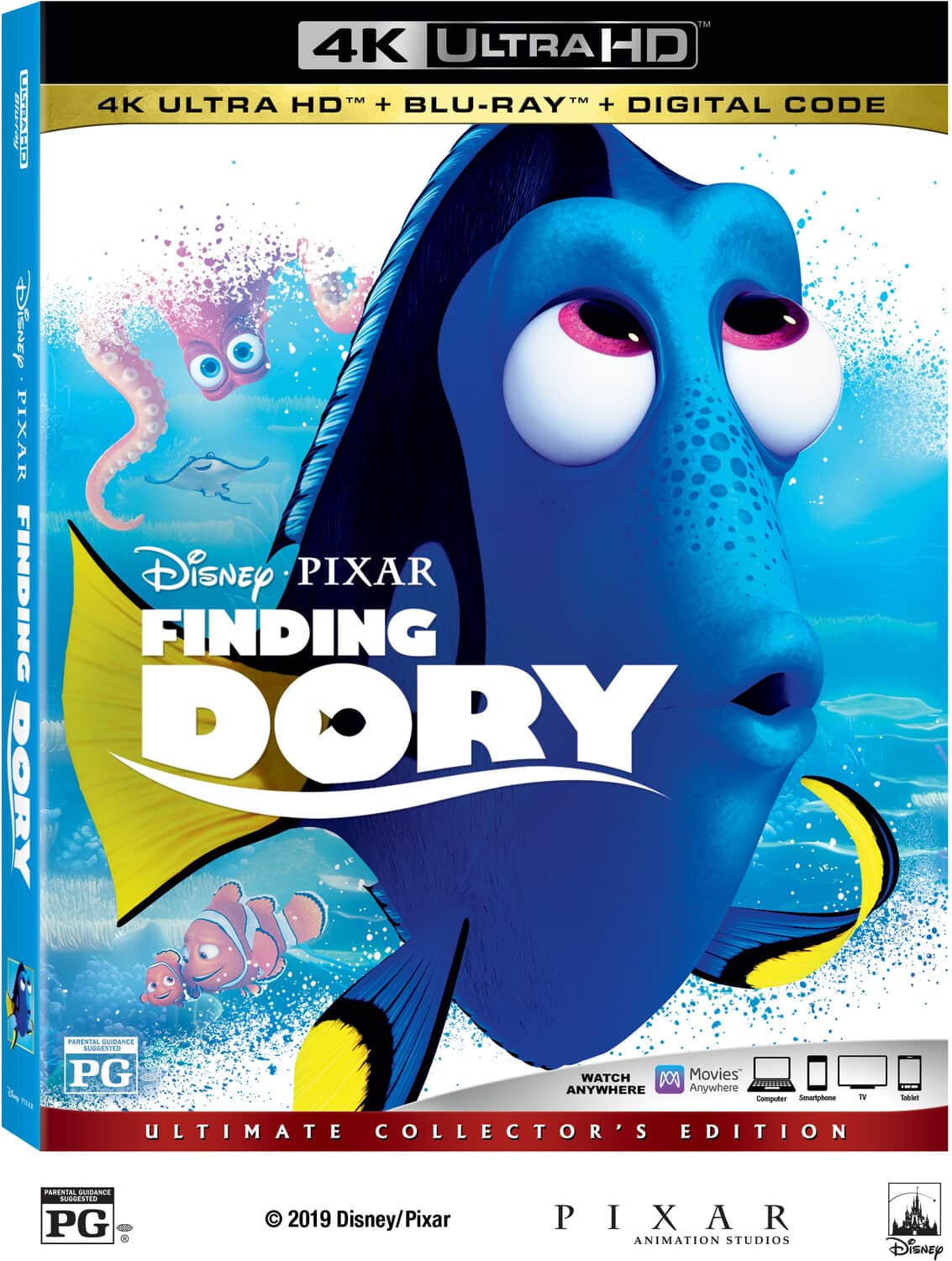 Front. Finding Dory   - 4K Blu-Ray.
