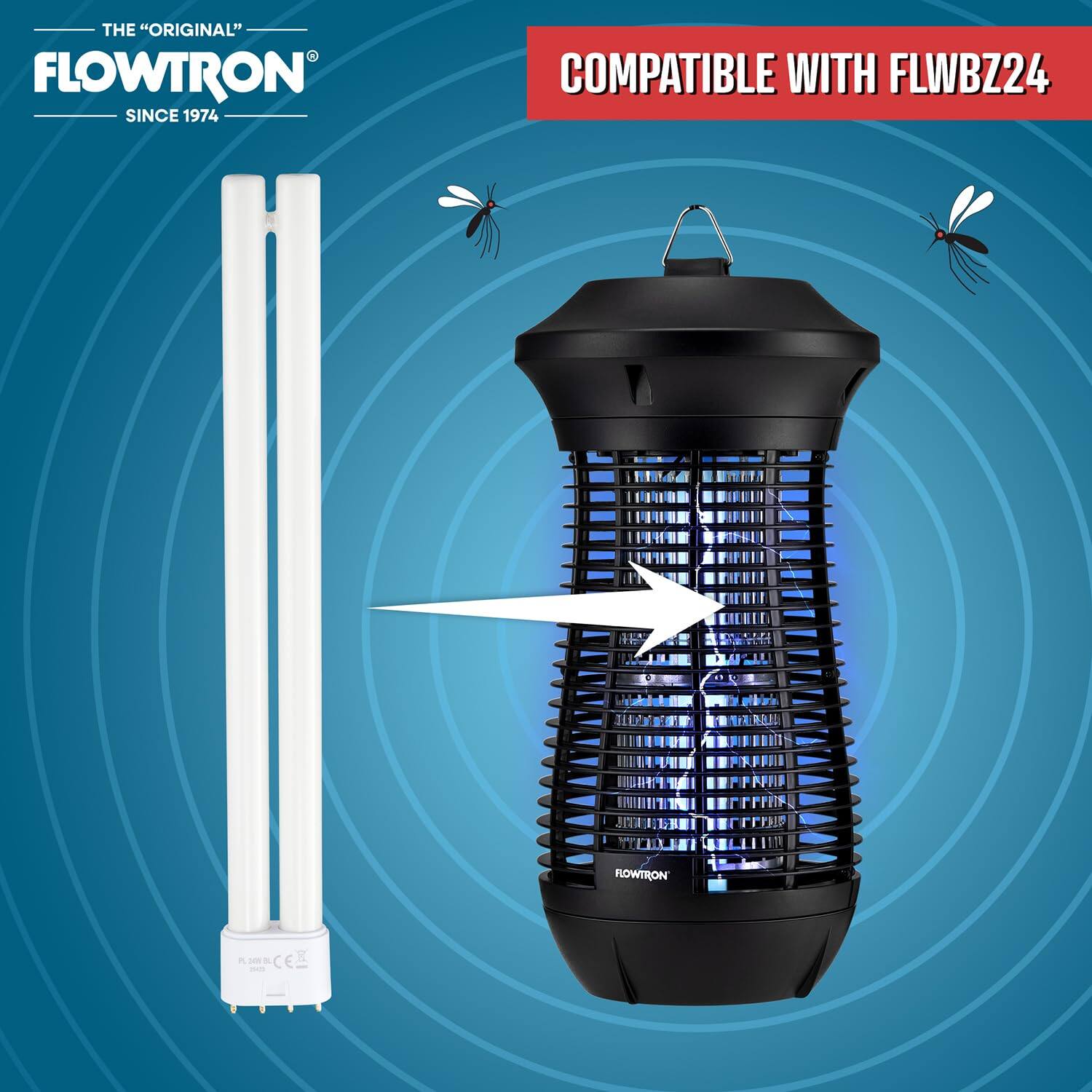 THE "ORIGINAL" FLOWTRON SINCE 1974  
COMPATIBLE WITH FLWBZ24