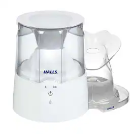 CRANE - HALLS® 2-in-1 0.5 Gal. Warm Mist Humidifier & Steam Inhaler - White