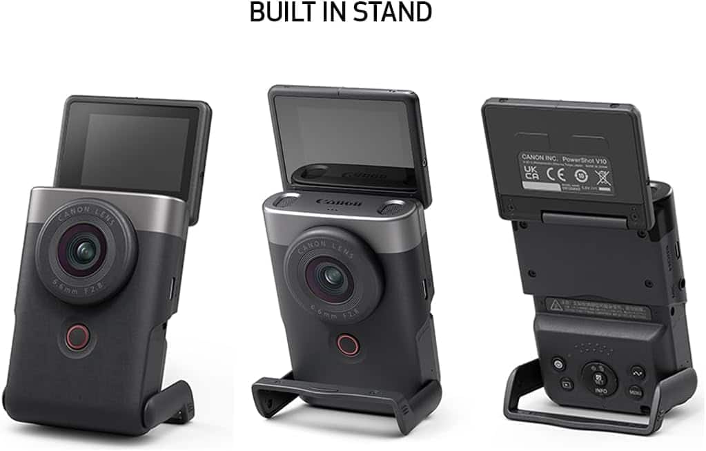 Canon PowerShot V10 Vlog Camera, Black (International Version