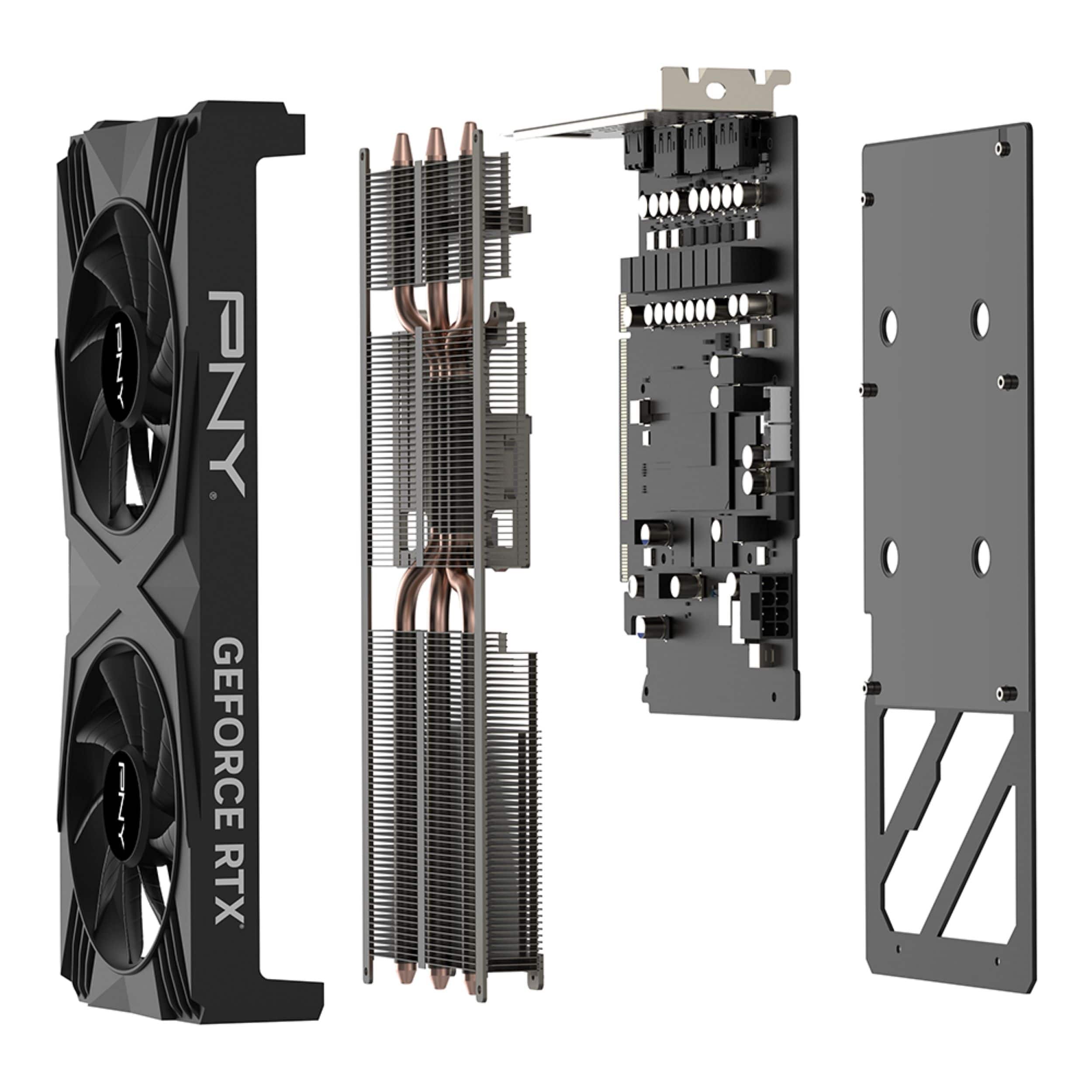 Alt View Zoom 17. PNY - NVIDIA GeForce RTX 4060 Ti 16GB GDDR6 PCIe Gen 4 x16 Graphics Card with Dual Fan - Black.