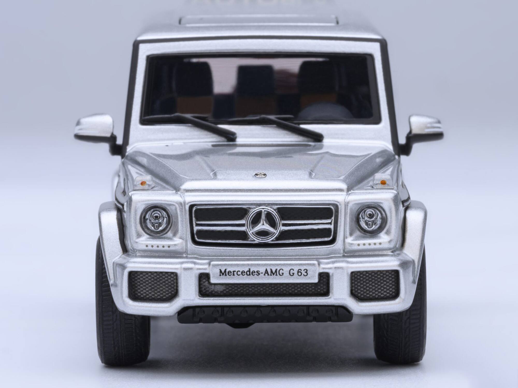 Back. Autoart - 2017 Mercedes-Benz AMG G 63 Silver Metallic 1/64 Diecast Model Car by Autoart - Silver Metallic.