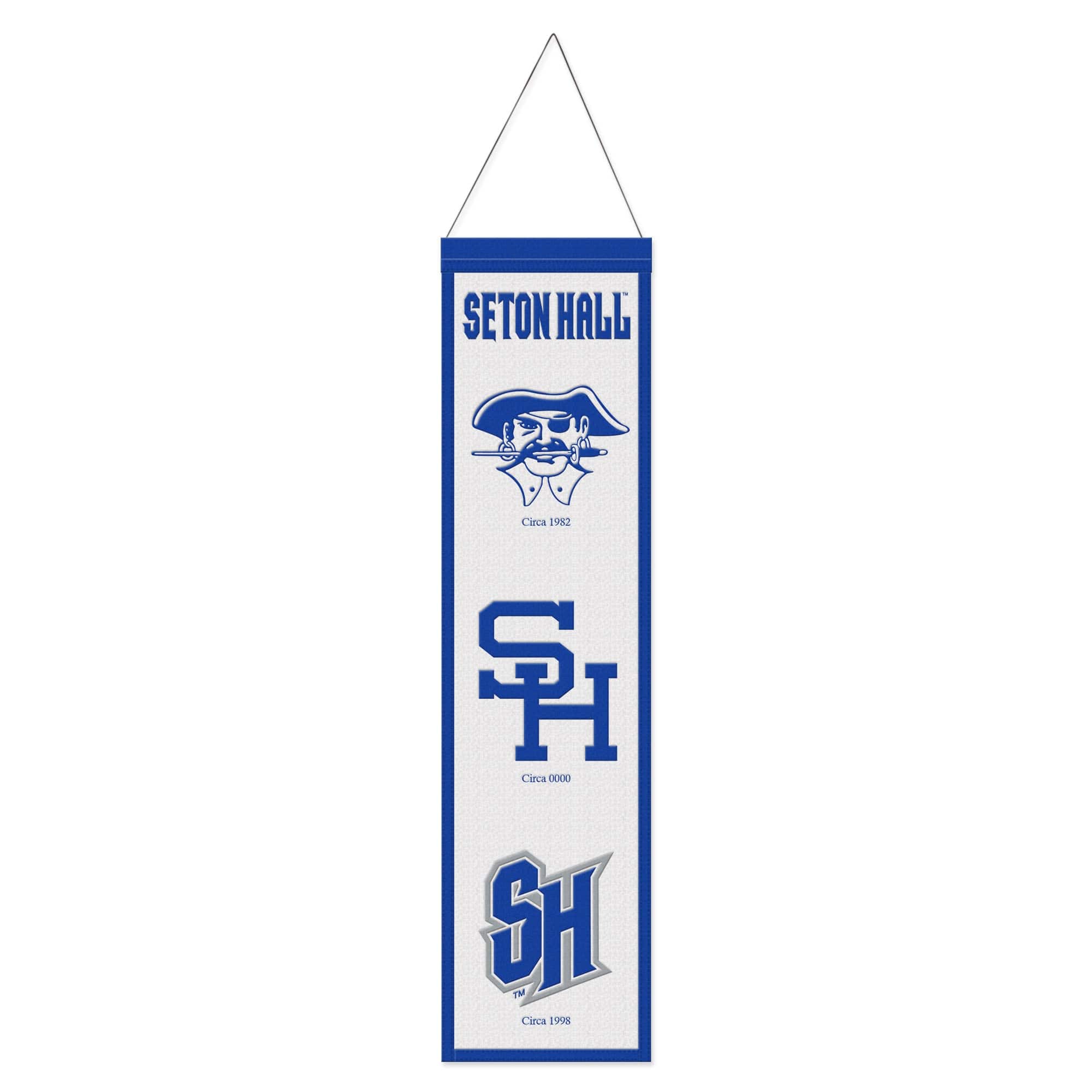 WinCraft - Seton Hall Pirates 8" x 32" Wool Evolution Banner - Multicolor