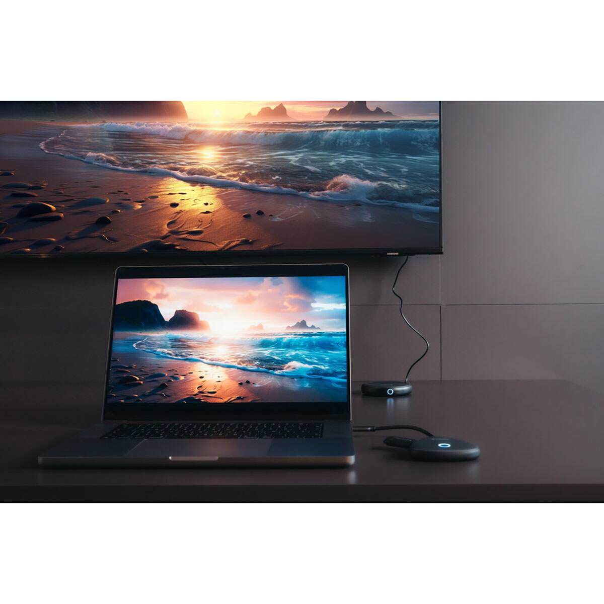 Alt View 9. Verbatim - Verbatim WDA-02 Share My Screen 4K USB-C Wireless Display Adapter with Hub.