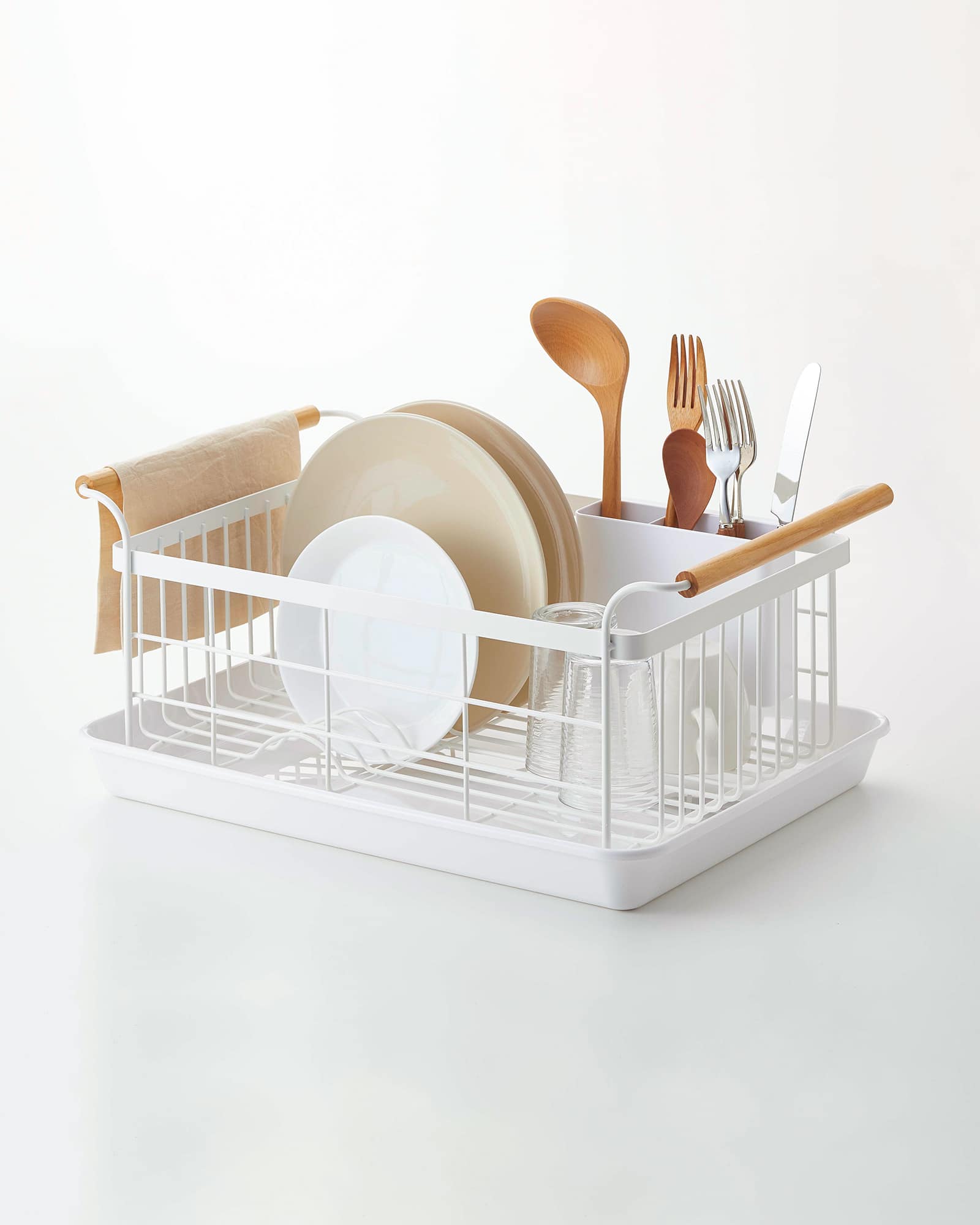Yamazaki Home - Dish Rack - Steel + Wood