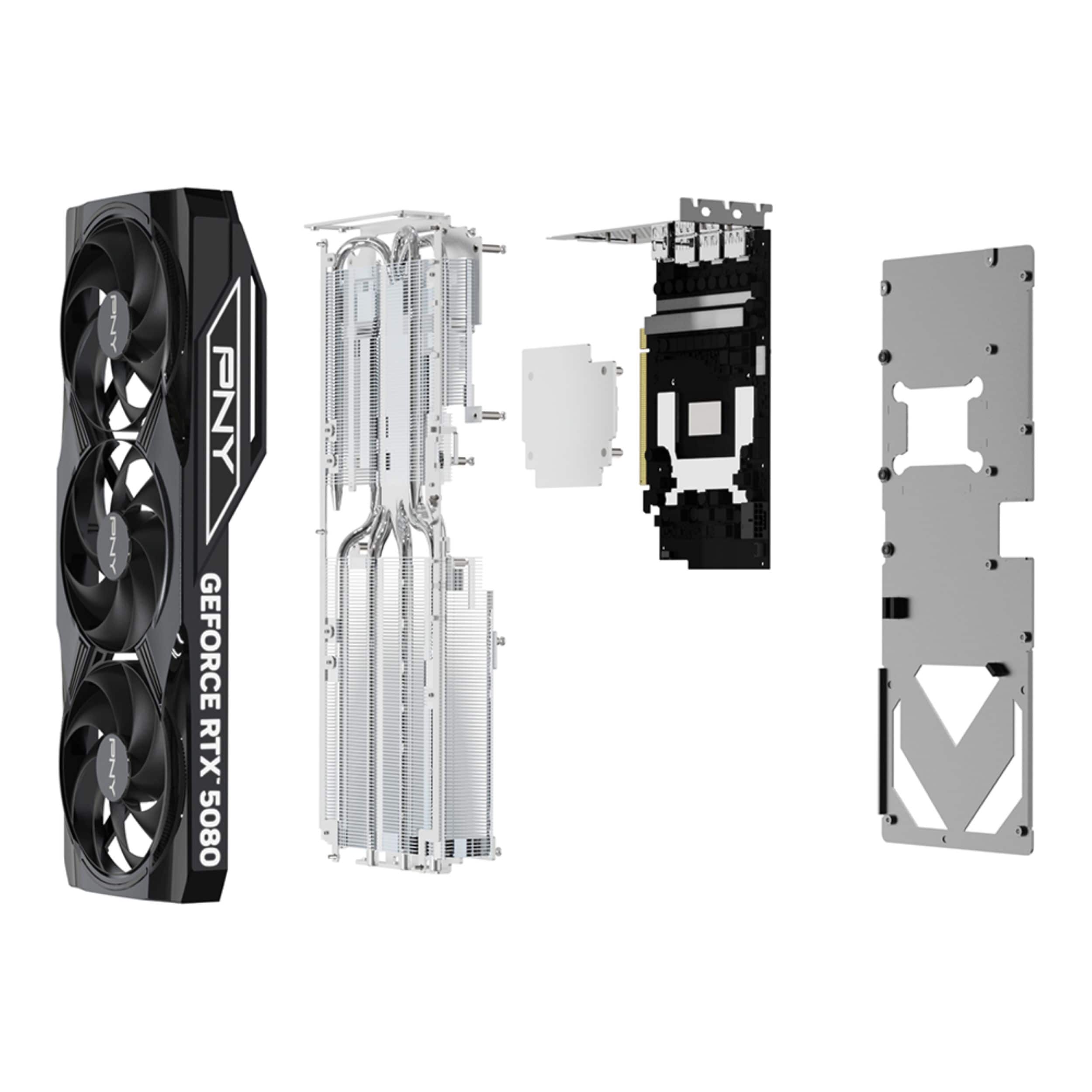 PNY NVIDIA GeForce RTX 5080 Overclocked 16GB GDDR7 PCI Express 5.0