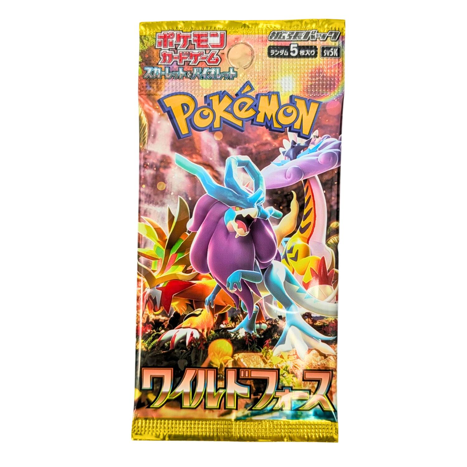 Pokémon Pokemon SV5K Scarlet & Violet Wild Force Booster Box [JPN ...