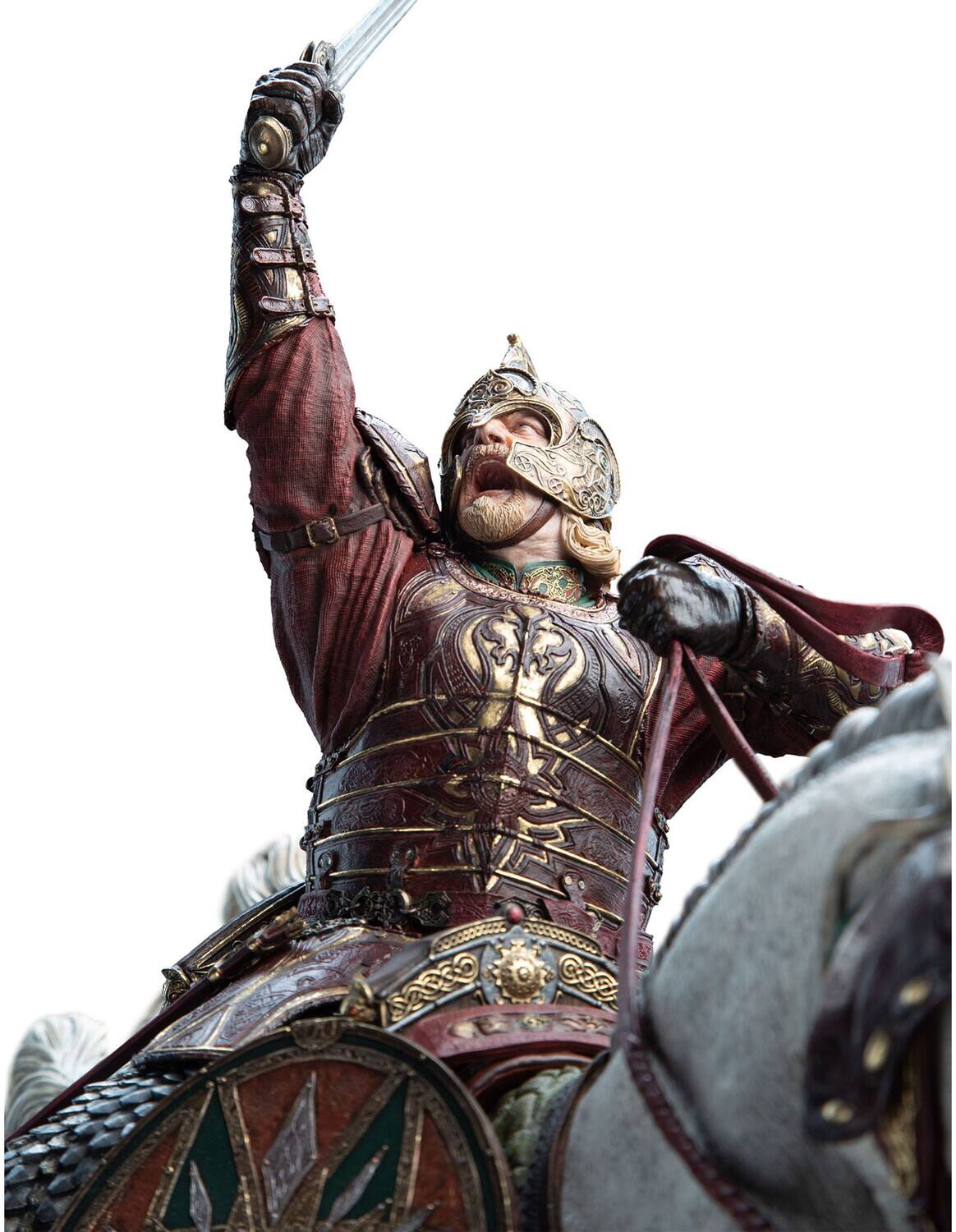 Alt View 3. Weta Workshop - WETA Workshop - The Lord of the Rings Trilogy - King Theoden on Snowmane Ltd. Edition Statue   - COLLECTIBLES - Multicolor.