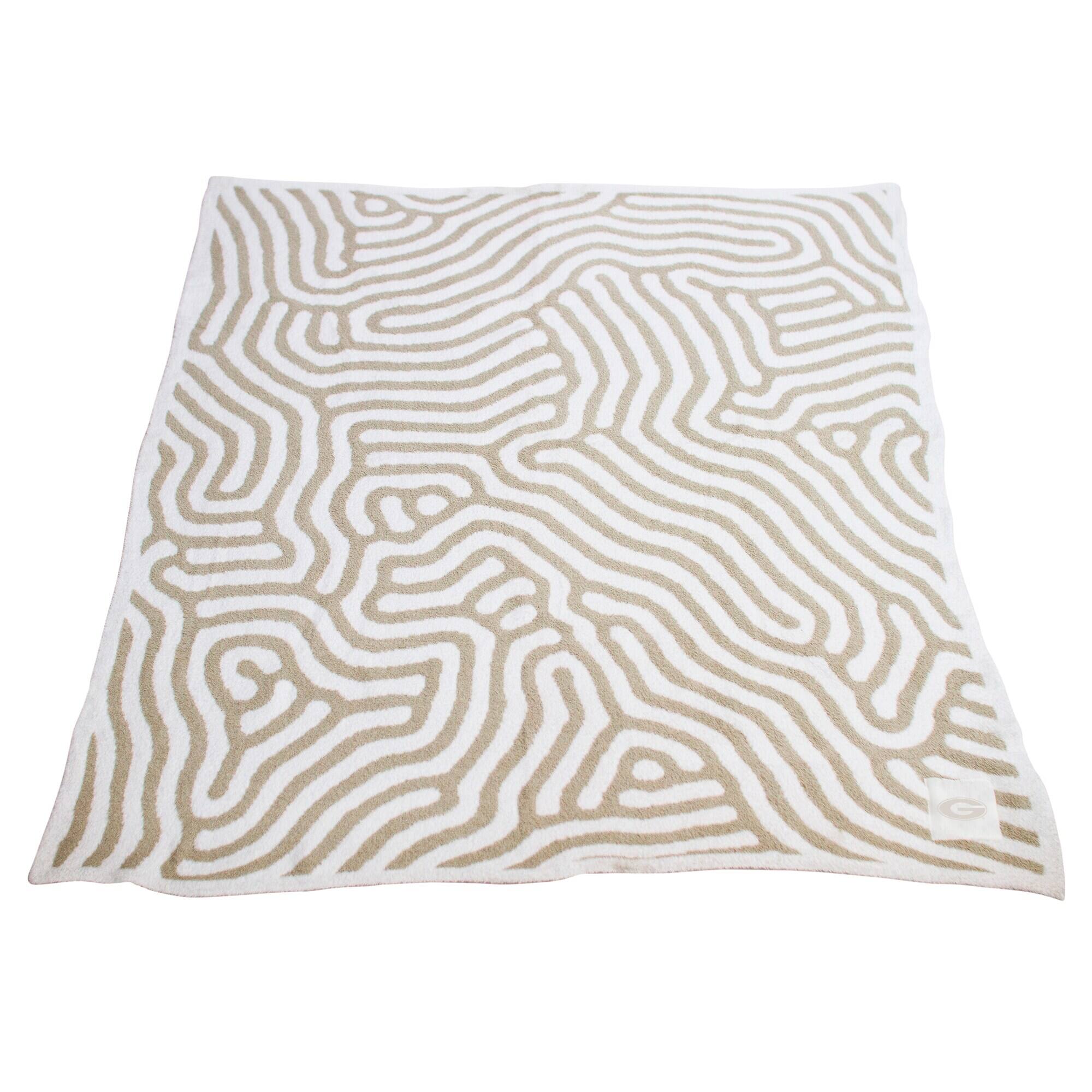 "Logo Brands - Georgia Bulldogs 50"" x 60"" Luxe Dreams Throw Blanket - Oatmeal" price history on PriceWatchPro