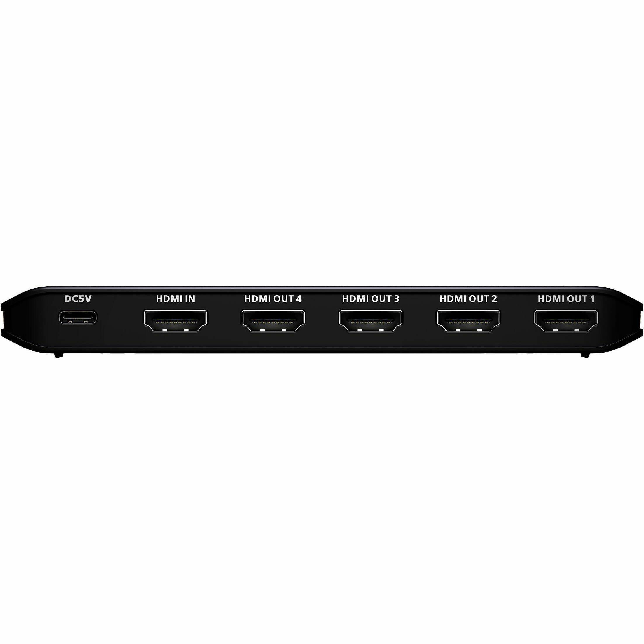 DC5V  
HDMI IN  
HDMI OUT 4  
HDMI OUT 3  
HDMI OUT 2  
HDMI OUT 1