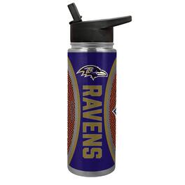 Great American Products - Baltimore Ravens 24oz. Jr. Thirst Game Ball Hydration Bottle - Brown