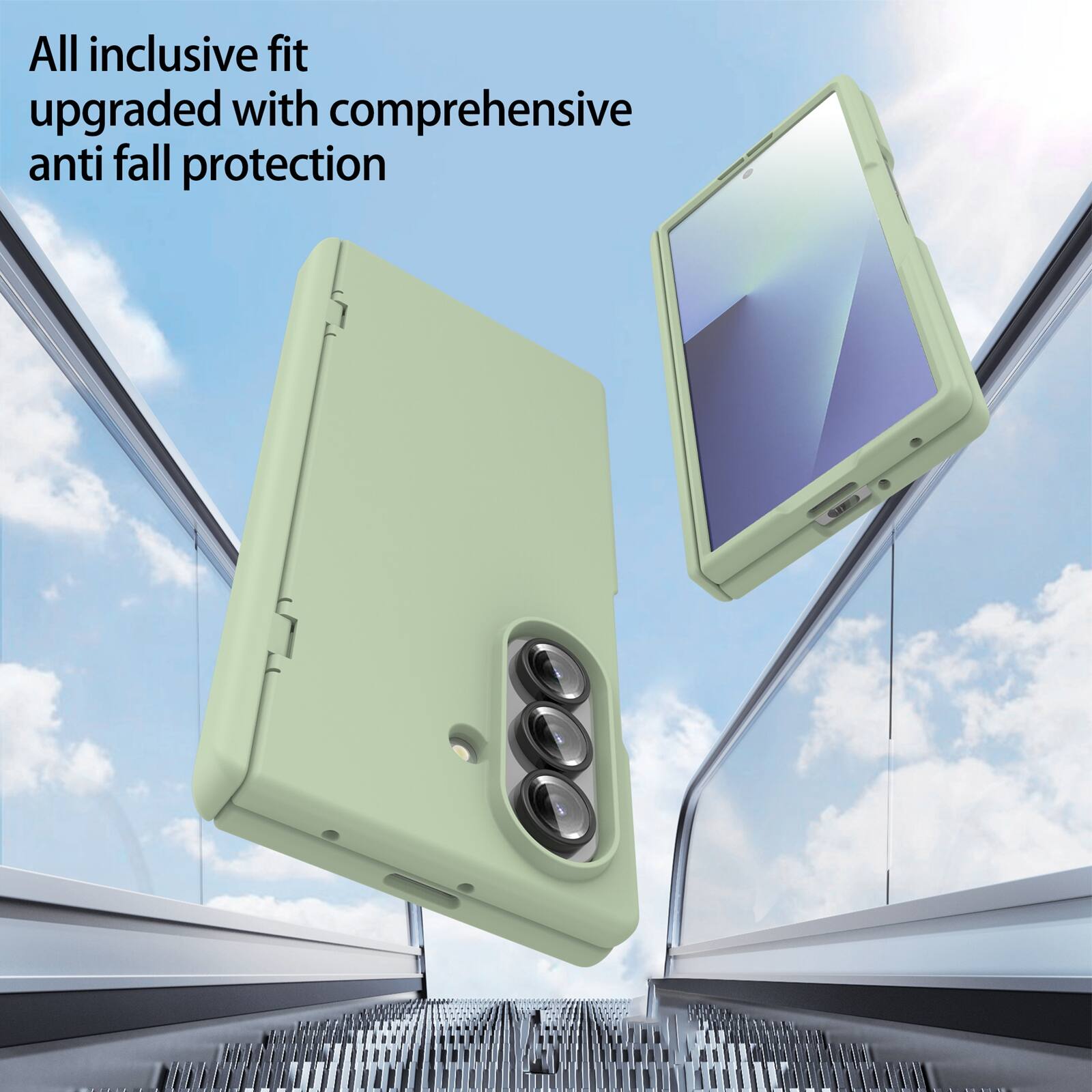 All inclusive fit upgraded with comprehensive anti fall protection