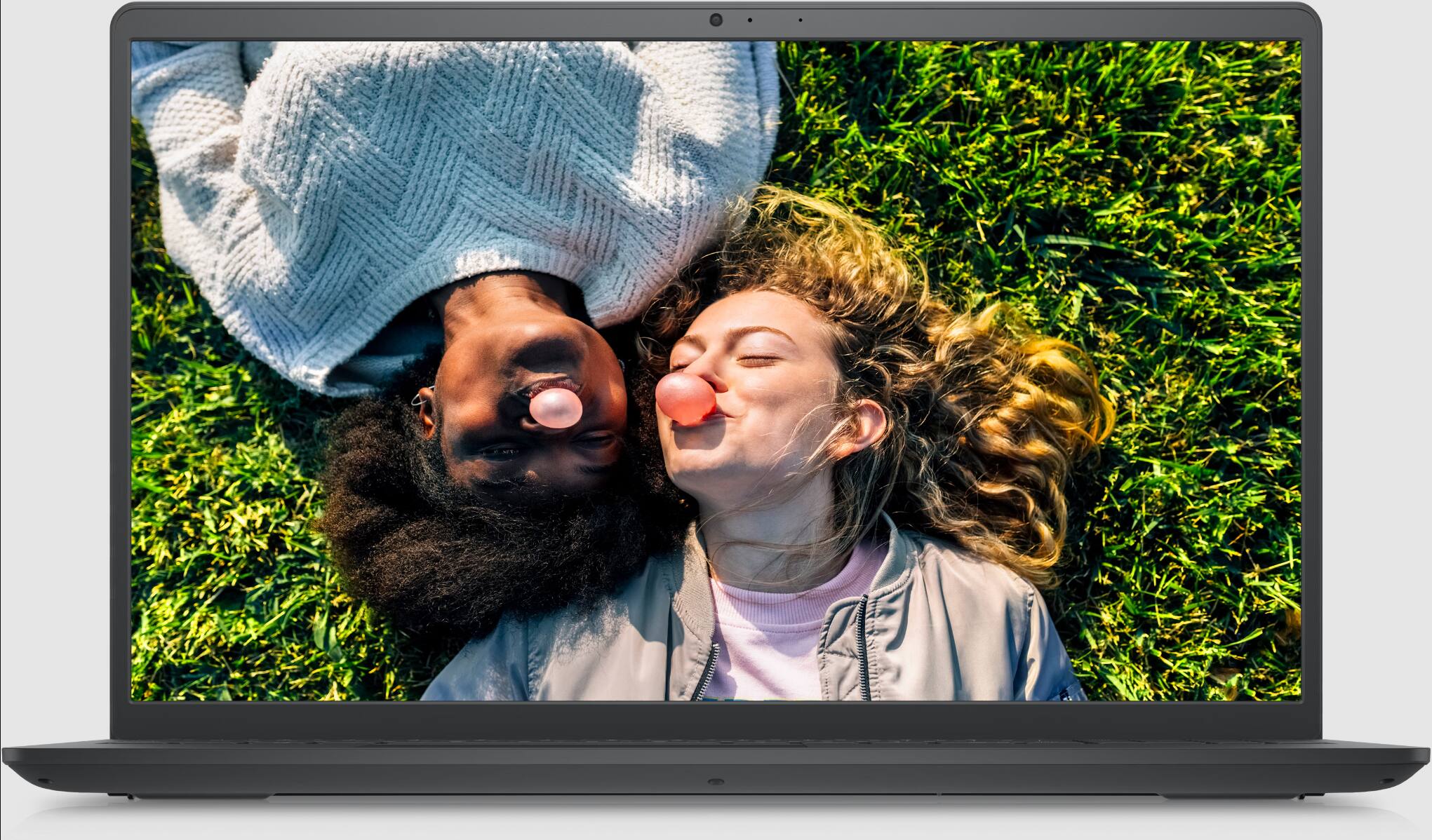 Front. Dell - DELL Inspiron 15 3520 Business Laptop, 15.6" 1920x1080 FHD Intel i7-1255U 16GB RAM 1TB SSD Windows 11 home Carbon Black.
