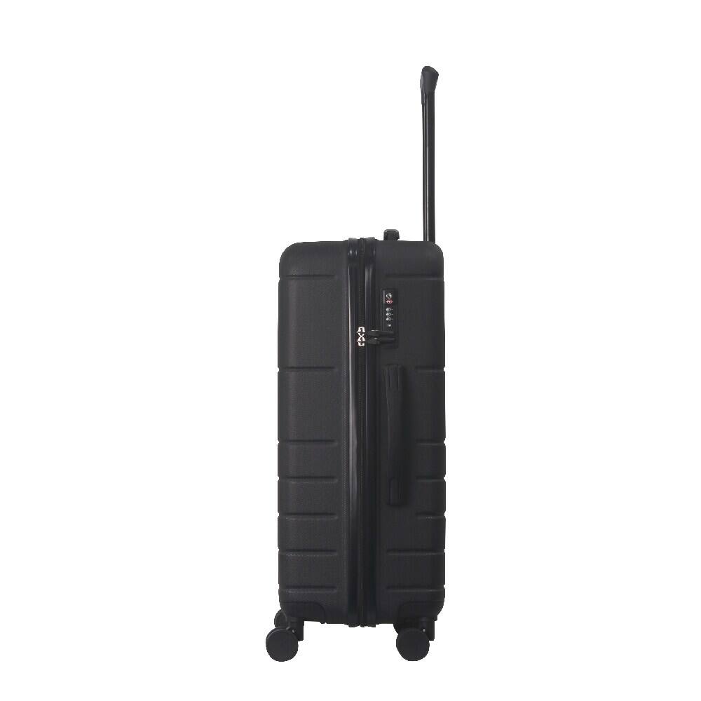 Alt View 6. Bestier - 3-Piece ABS Hardshell Luggage Set (20”/24”/28”) with TSA Lock, Spinner Wheels & Lightweight Design - Black.
