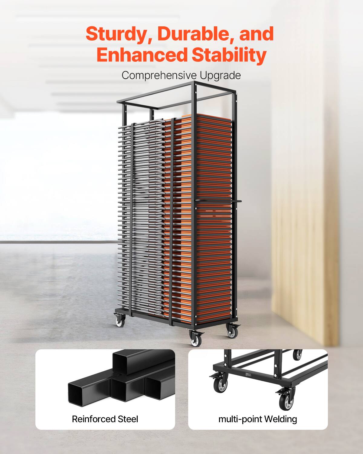 Sturdy, Durable, and Enhanced Stability

Comprehensive Upgrade

Reinforced Steel

multi-point Welding