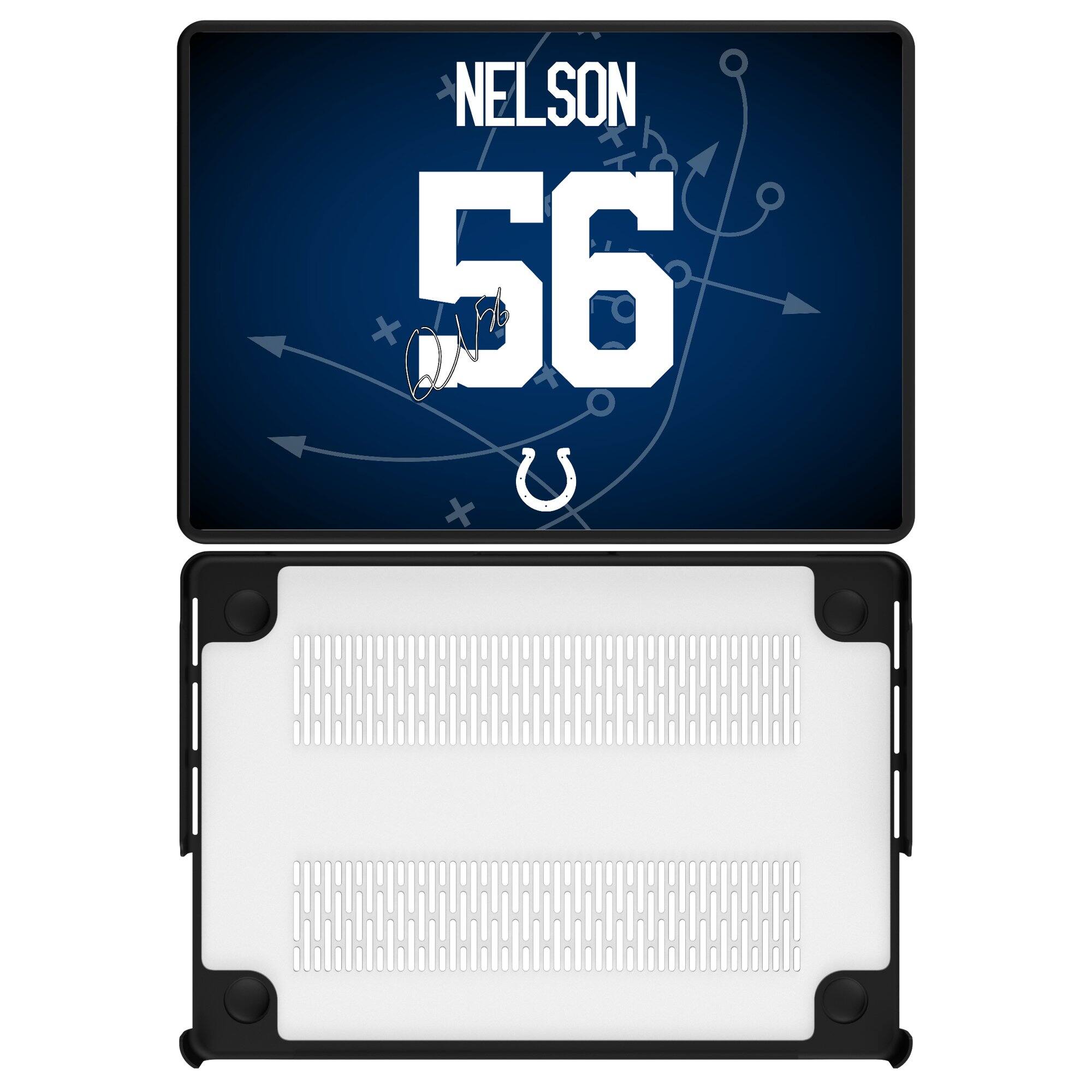 Front. Keyscaper - Quenton Nelson Indianapolis Colts MacBook Case - Air 13 in - Multicolor.