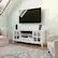 Angle. Simpli Home - Kitchener SOLID WOOD 60 inch Wide Contemporary TV Media Stand in White For TVs up to 65 inches - White.