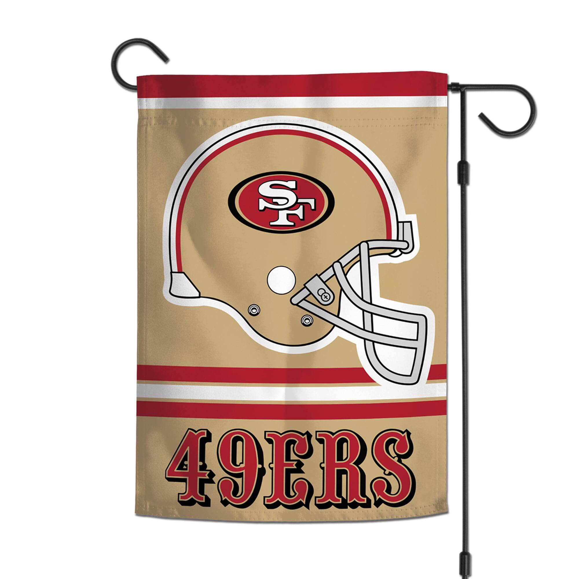 Alt View 1. WinCraft - San Francisco 49ers 12'' x 18'' Double-Sided Garden Flag - Multicolor.