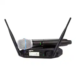 Shure - GLXD24+/B87A Z3 Frequency Band Digital Wireless Handheld System (Black)