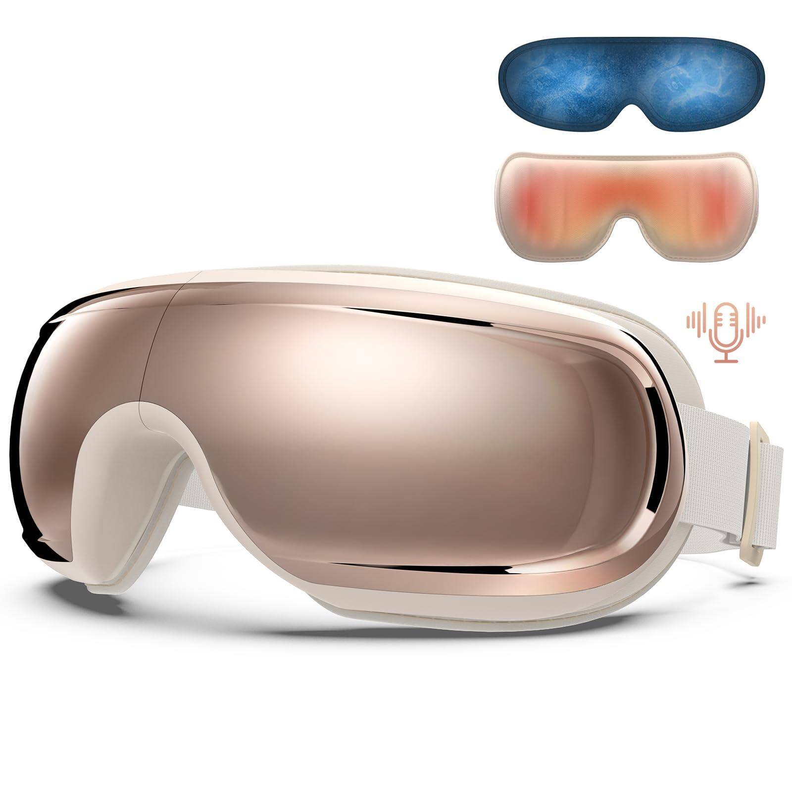 Front. Live At Space - Heated Eye Massager with Voice Control, Cooling Gel, Music, Timer – Gift for Women, Mom, Dry Eyes, Migraine Relief - 642146678424.