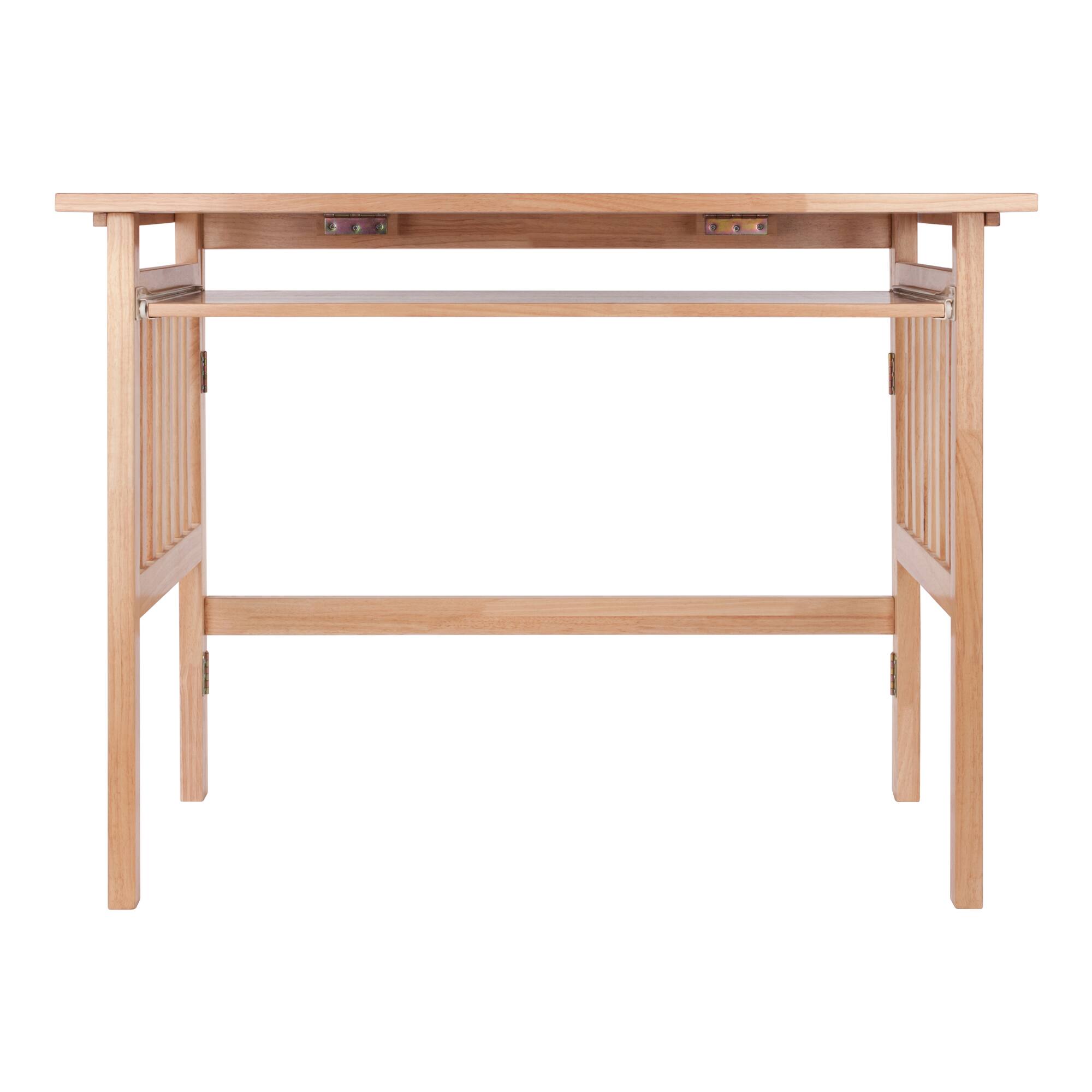 Alt View 5. Winsome Wood - Mission Foldable Computer Desk - Natural.