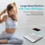 Large Glass Platform with Clear LED Display Waterproof platform and anti-slip mat, perfect for living rooms, bedrooms, bathrooms, and gyms. 1204 4-2 27 cm/10.6 inch b inch cm/106 LT.