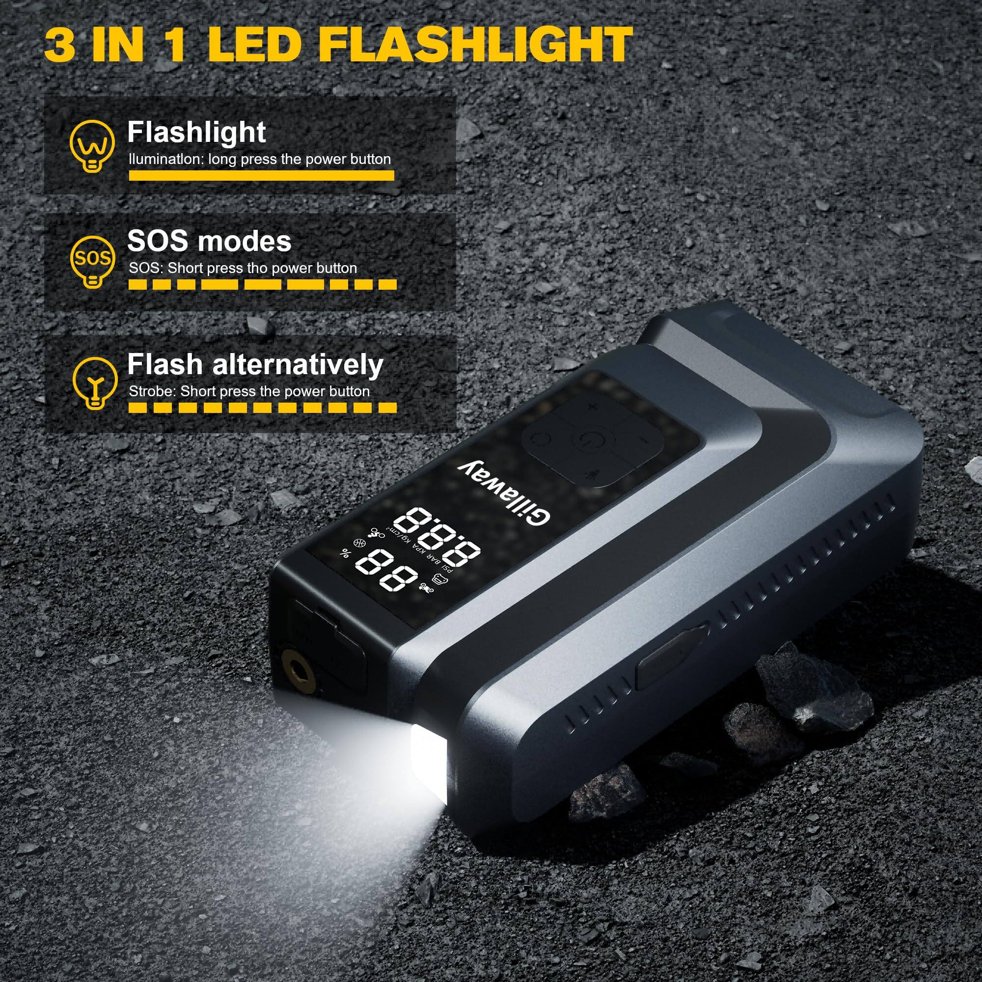 3 IN 1 LED FLASHLIGHT

- Flashlight
  - Illumination: long press the power button

- SOS modes
  - SOS: Short press the power button

- Flash alternatively
  - Strobe: Short press the power button