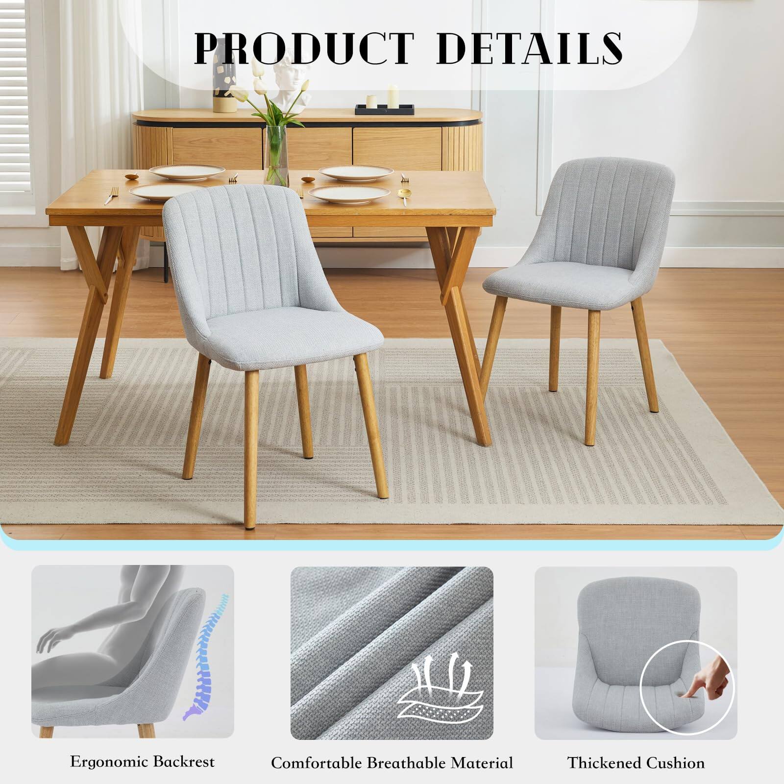 PRODUCT DETAILS

- Ergonomic Backrest
- Comfortable Breathable Material
- Thickened Cushion