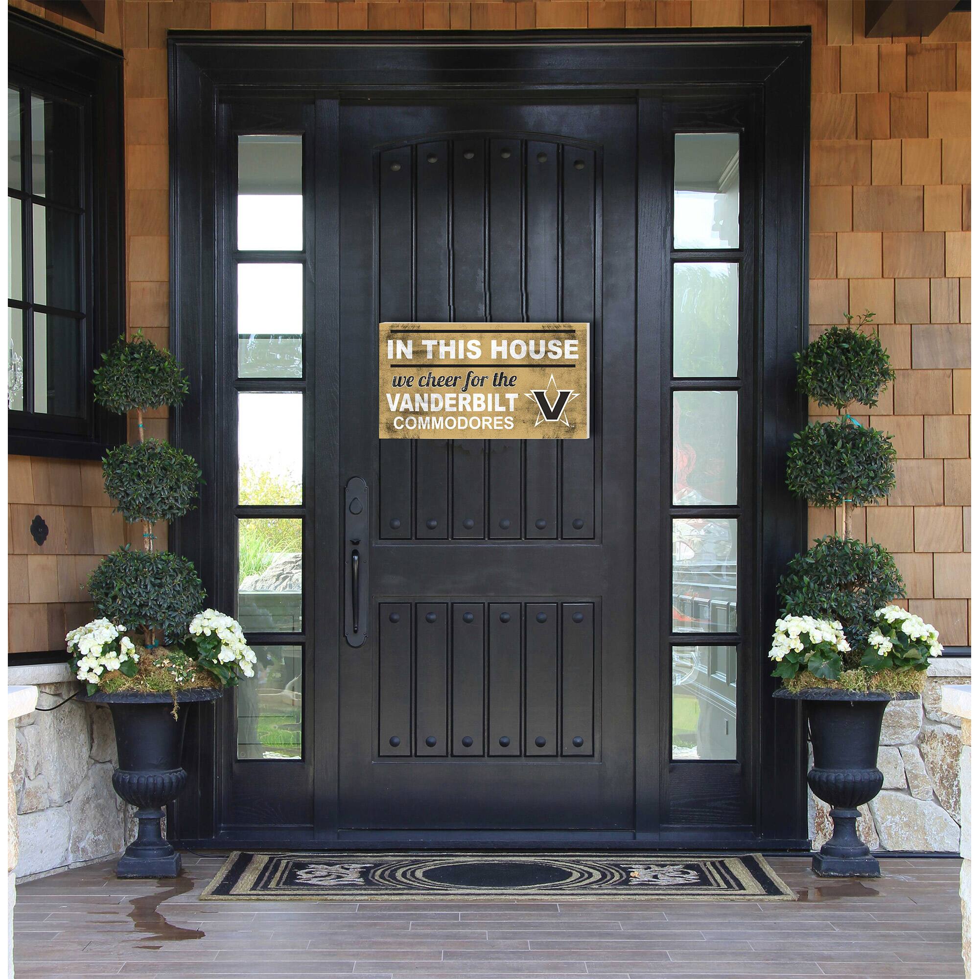 IN THIS HOUSE  
we cheer for the  
VANDERBILT V COMMODORES