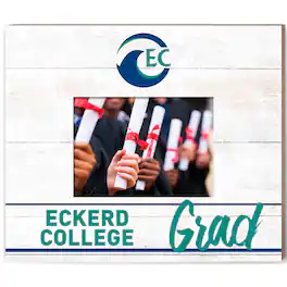Jardine - Eckerd Tritons 13.5" x 11.5" Grad Frame - White