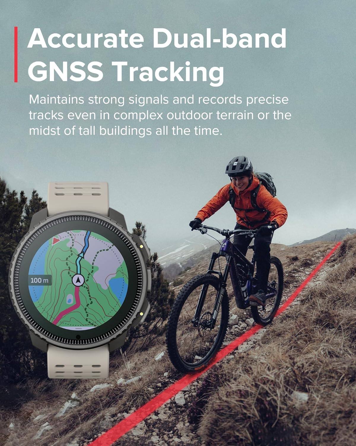 Accurate Dual-band GNSS Tracking

Maintains strong signals and records precise tracks even in complex outdoor terrain or the midst of tall buildings all the time.