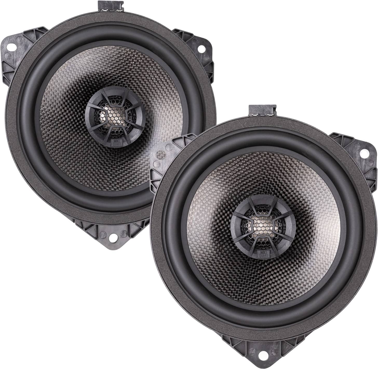 MB Quart - Tuned 7 inch 2-Way Car Speaker with Fiber Cones (Pair) - Black - Front_Zoom