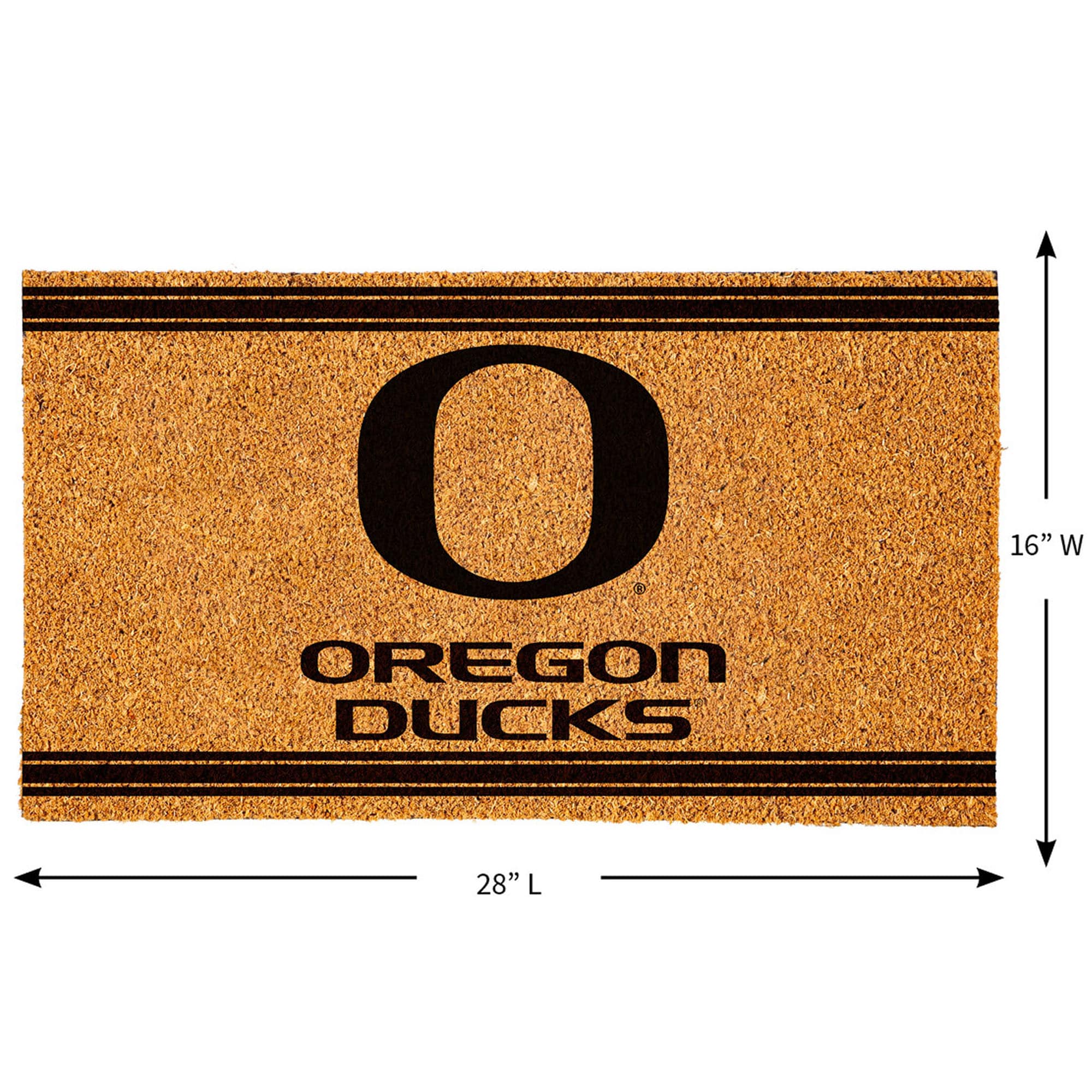 OREGON DUCKS  
16" W x 28" L