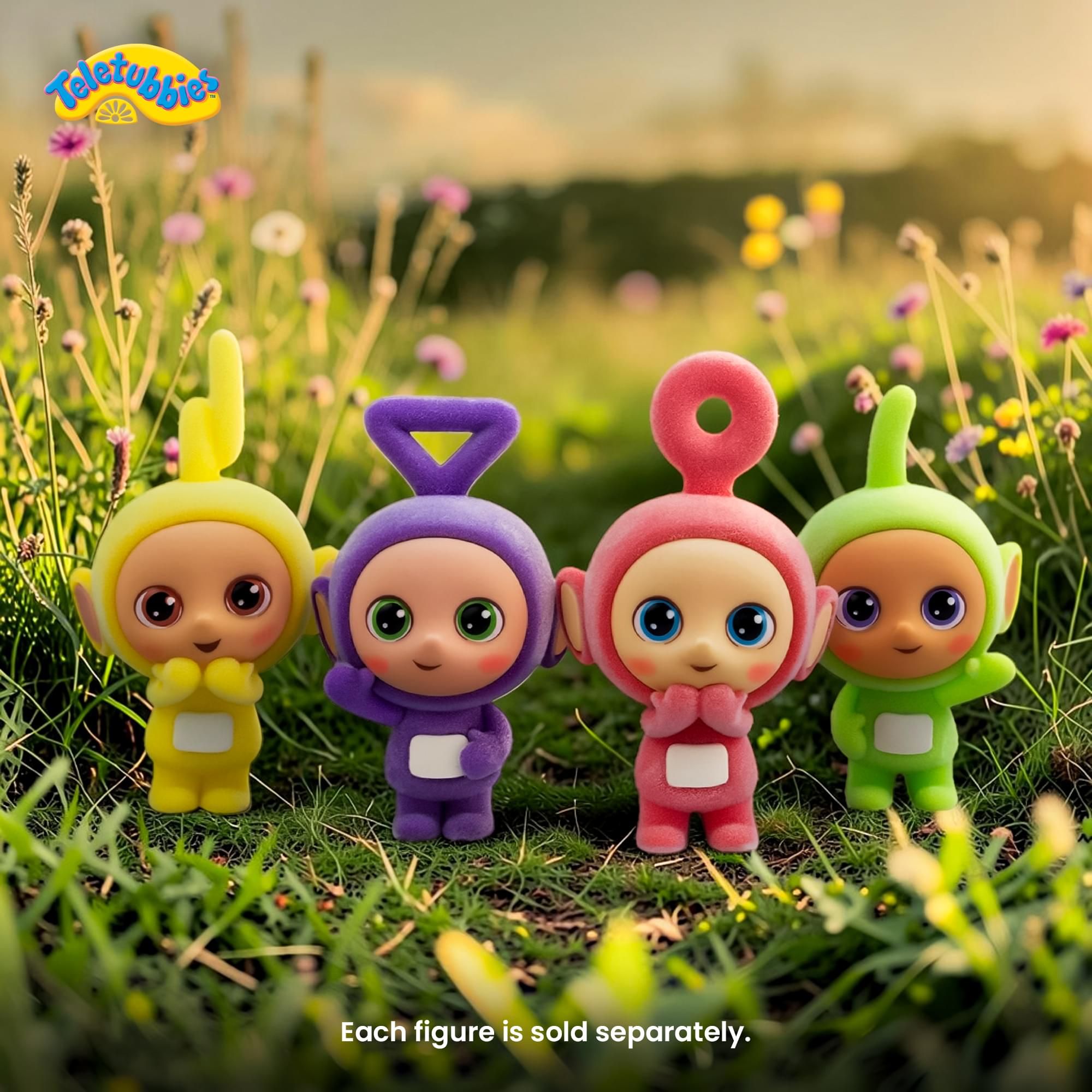 Teletubbies

Each figure is sold separately.