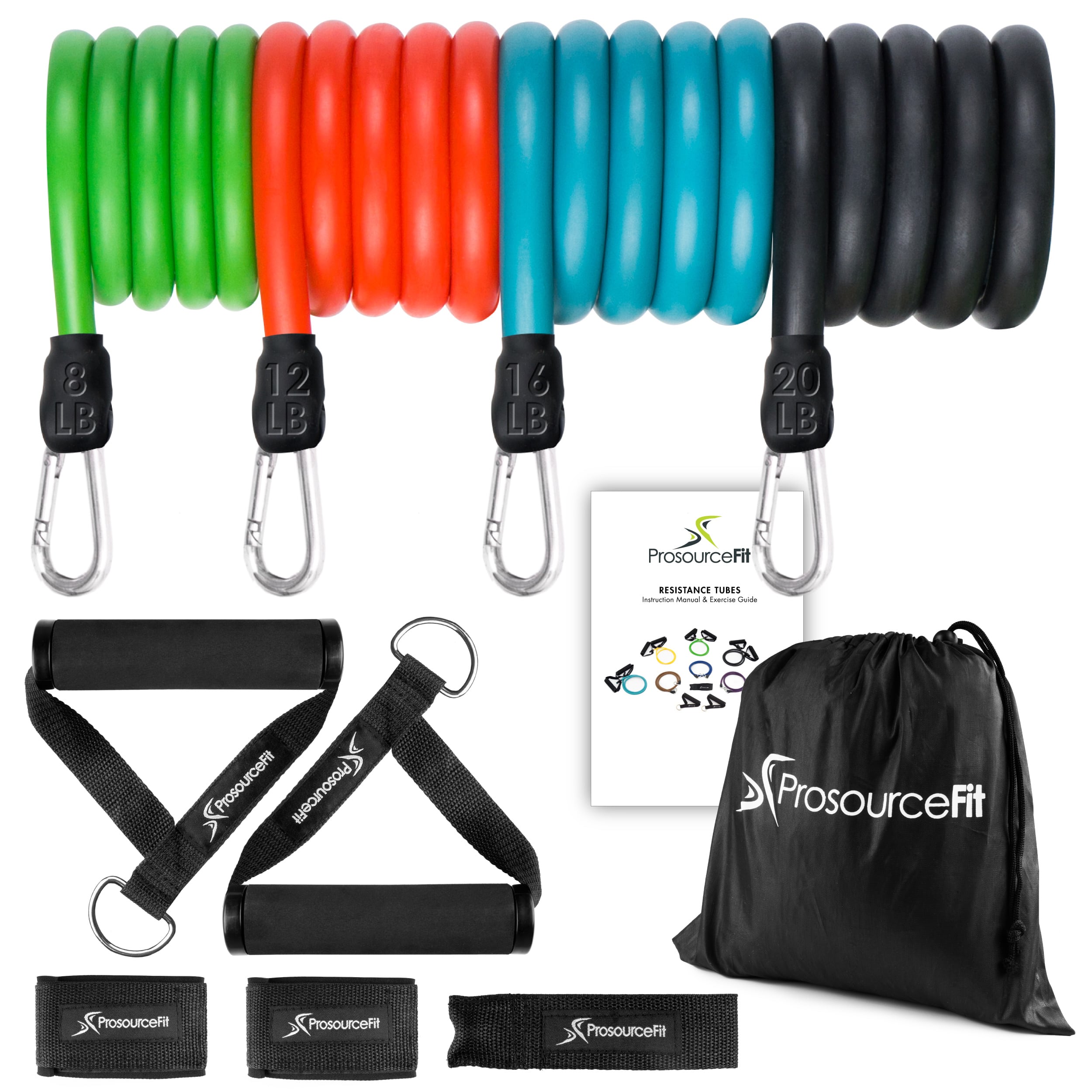 ProsourceFit - Stackable Resistance Bands Set - Assorted