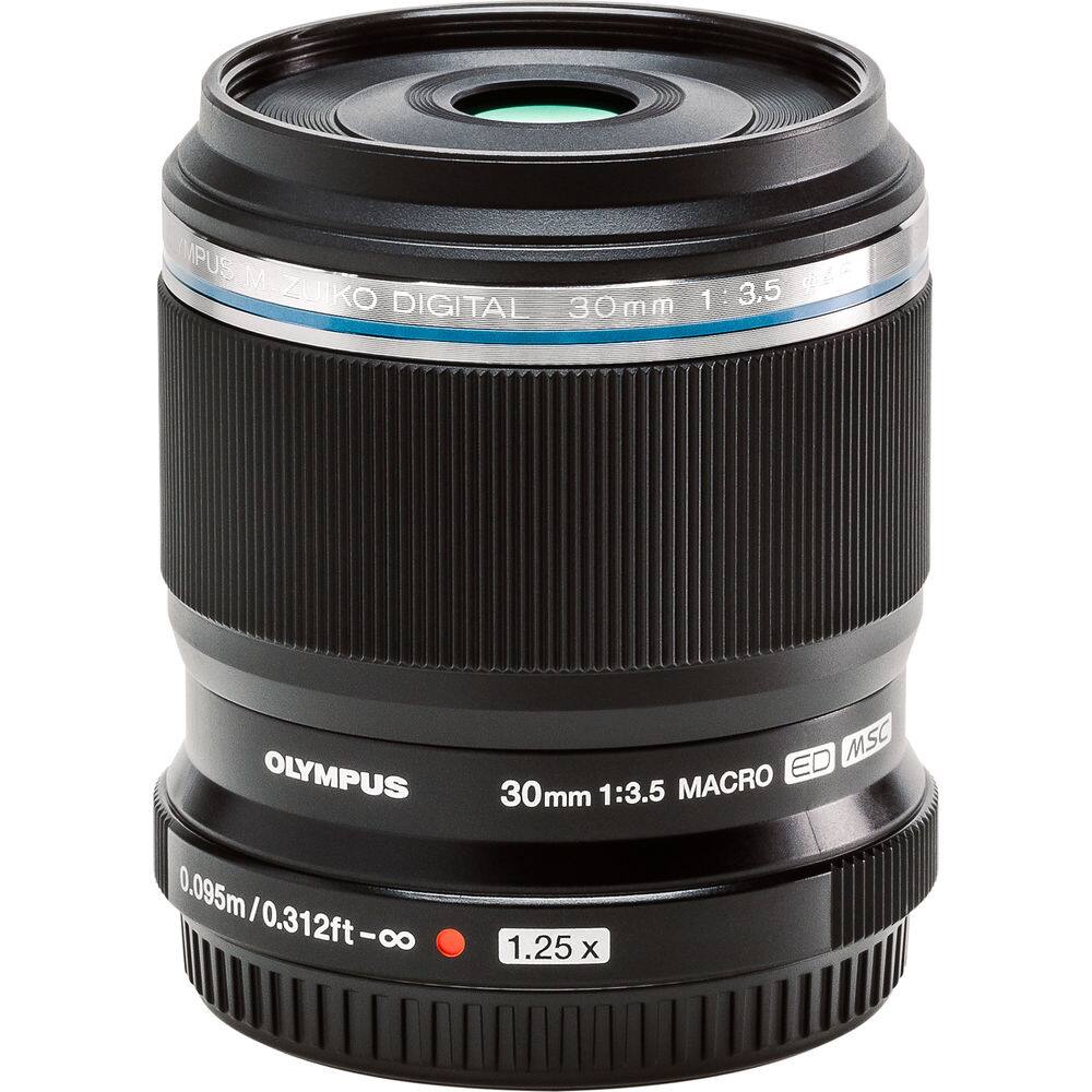 MPUS M ZUIKO DIGITAL 30mm 1:3.5 ED MSC OLYMPUS 30mm 1:3.5 MACRO 0.095m/0.312ft-∞ 1.25x