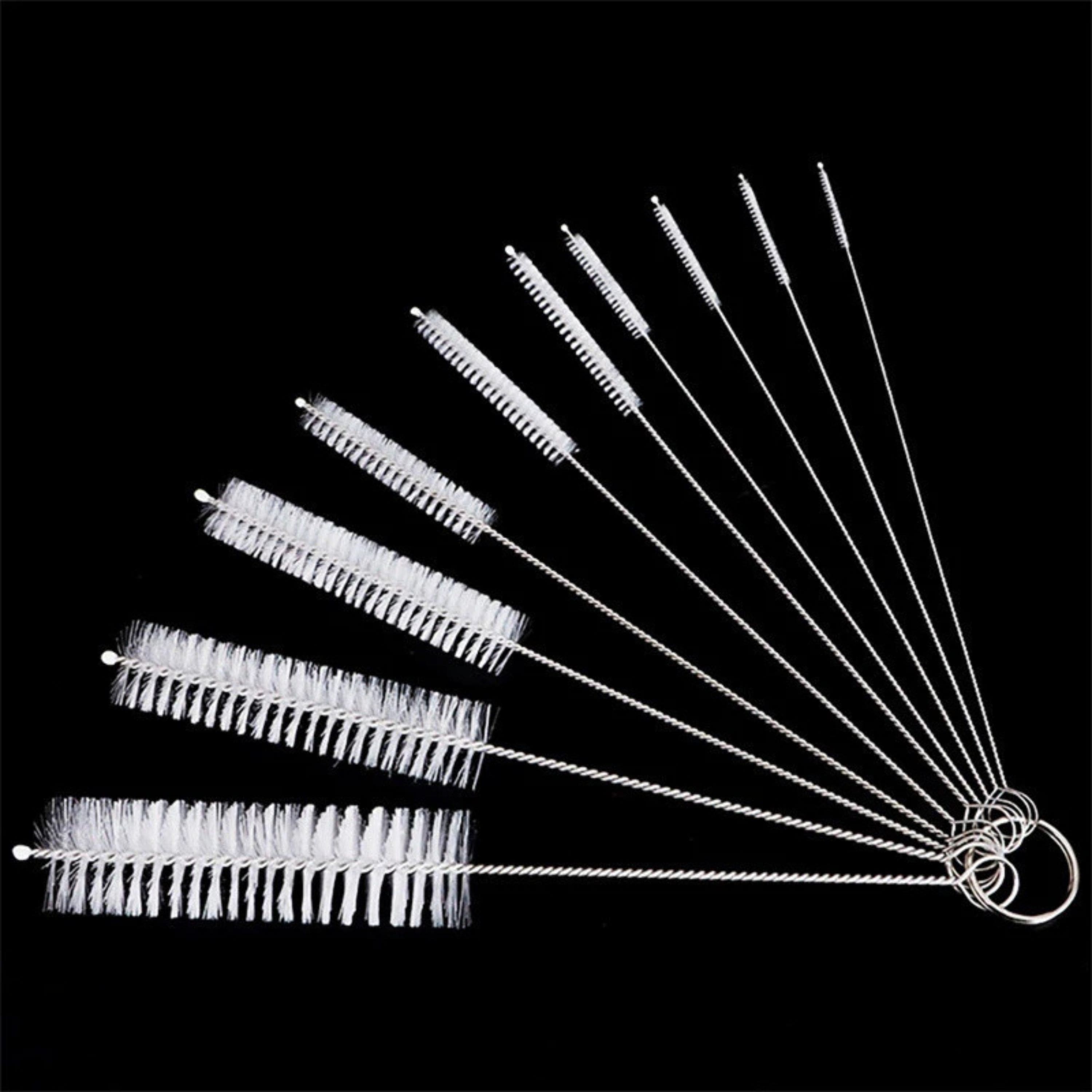 Kitcheniva - Transparent Nylon Straw Bottle Cleaning Brush Set 10 Pcs price history on PriceWatchPro