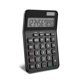 Staples - 10-Digit Battery & Solar Basic Calculator, (ST240-CC) - Black